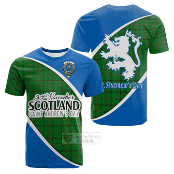 Don Family Crest Tartan Cotton T-shirt Celebrate Saint Andrew's Day in Style Kid's Shirt - Tartan Vibes Clothing