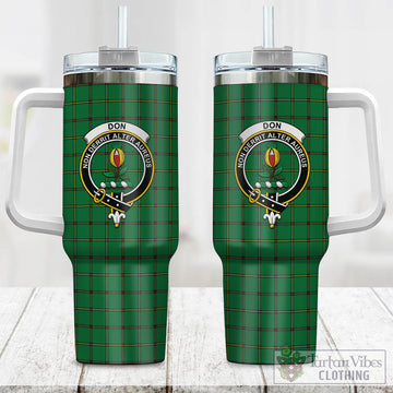 Don Tartan and Family Crest Tumbler with Handle