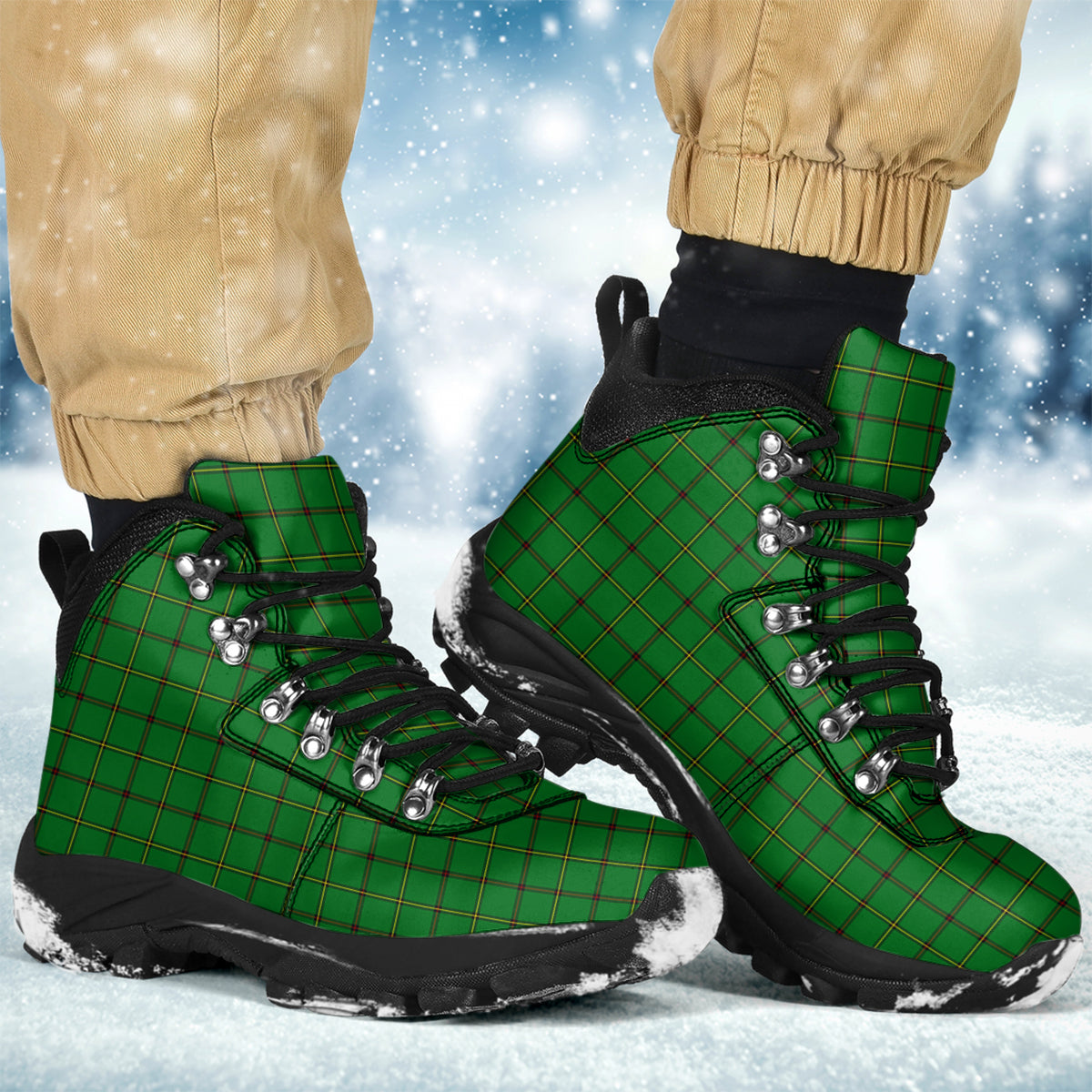 Don Tartan Alpine Boots - Tartanvibesclothing