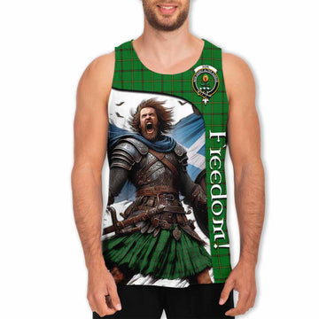 Don Crest Tartan Men's Tank Top Inspired by the Freedom of Scottish Warrior Men - Tartan Vibes Clothing