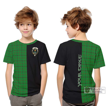 Don Tartan Kid T-Shirt with Family Crest and Half Of Me Style Youth XL Size14 - Tartan Vibes Clothing