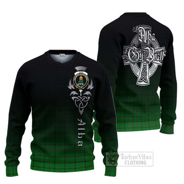 Don Tartan Ugly Sweater Featuring Alba Gu Brath Family Crest Celtic Inspired Unisex - Tartan Vibes Clothing