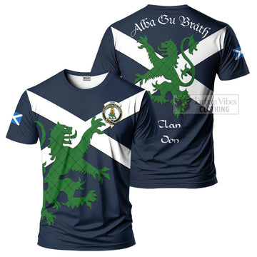 Don Tartan Lion Rampant T-Shirt Proudly Display Your Heritage with Alba Gu Brath and Clan Name Kid's Shirt - Tartan Vibes Clothing