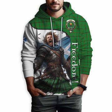 Don Crest Tartan Hoodie Inspired by the Freedom of Scottish Warrior Pullover Hoodie - Tartan Vibes Clothing
