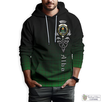 Don Tartan Hoodie Featuring Alba Gu Brath Family Crest Celtic Inspired Zip Hoodie - Tartan Vibes Clothing