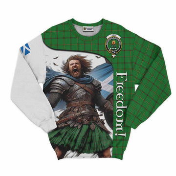 Don Crest Tartan Sweatshirt Inspired by the Freedom of Scottish Warrior Unisex - Tartan Vibes Clothing