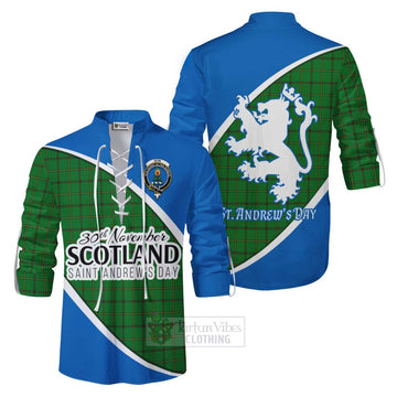 Don Family Crest Tartan Ghillie Kilt Shirt Celebrate Saint Andrew's Day in Style Men - Tartan Vibes Clothing