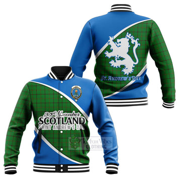 Don Family Crest Tartan Baseball Jacket Celebrate Saint Andrew's Day in Style Unisex - Tartan Vibes Clothing