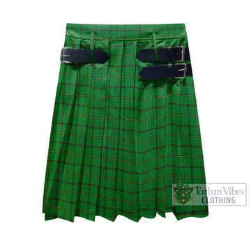 Don Tartan Men's Pleated Skirt - Fashion Casual Retro Scottish Kilt Style