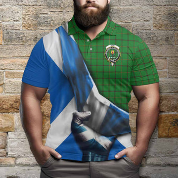 Don Tartan Polo Shirt with Family Crest Scotland Patriotic Style Kid - Tartan Vibes Clothing
