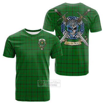 Don Tartan Cotton T-shirt with Family Crest Celtic Skull Style Kid's Shirt - Tartan Vibes Clothing