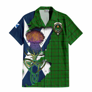 Don Tartan Family Crest Hawaiian Shirt Scottish Thistle Celtic Inspired Kid - Tartan Vibes Clothing