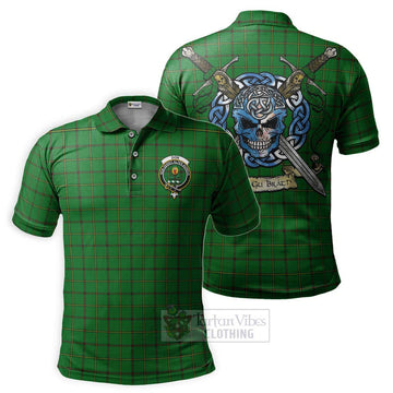 Don Tartan Polo Shirt with Family Crest Celtic Skull Style Kid - Tartan Vibes Clothing