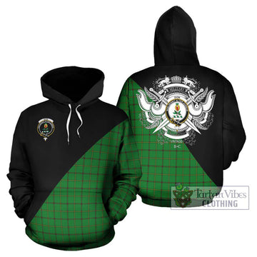 Don Tartan Hoodie with Family Crest and Military Logo Style Zip Hoodie - Tartan Vibes Clothing