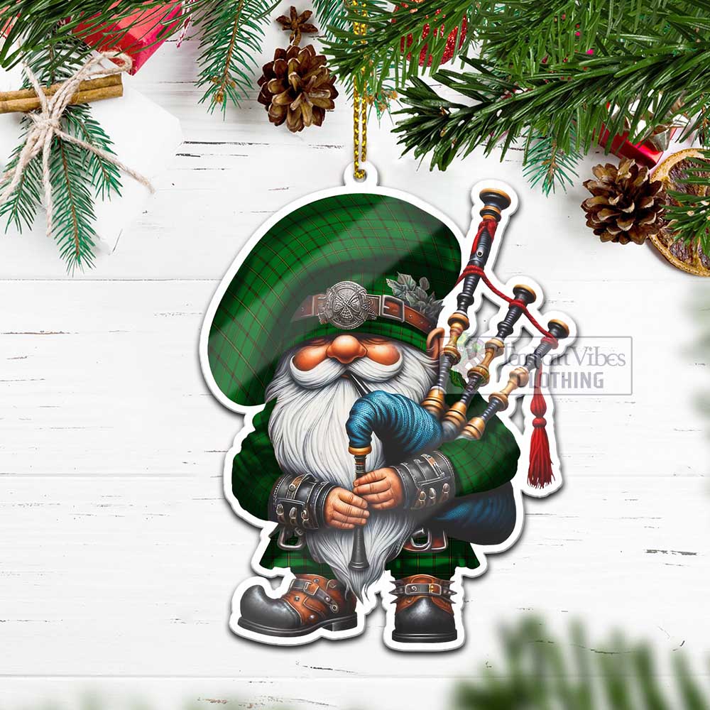 Don Tartan Bagpiper Gnome Christmas Ornament - Tartan Vibes Clothing