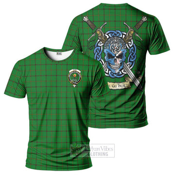 Don Tartan T-Shirt with Family Crest Celtic Skull Style Kid's Shirt - Tartan Vibes Clothing