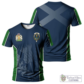 Don Tartan T-Shirt with Family Crest and Scottish Thistle Vibes Sport Style Kid's Shirt - Tartan Vibes Clothing
