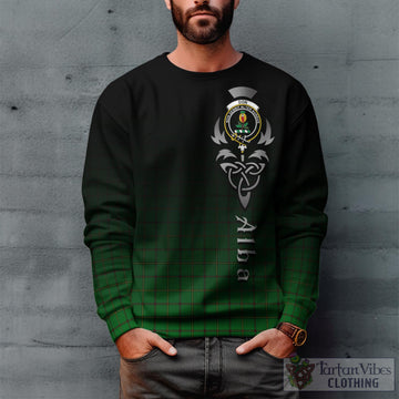 Don Tartan Sweatshirt Featuring Alba Gu Brath Family Crest Celtic Inspired