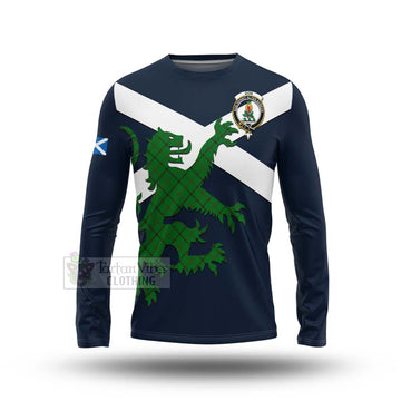 Don Tartan Lion Rampant Long Sleeve T-Shirt Proudly Display Your Heritage with Alba Gu Brath and Clan Name Unisex - Tartan Vibes Clothing