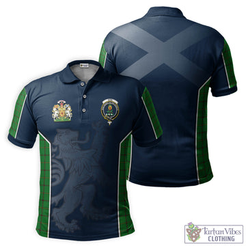 Don Tartan Men's Polo Shirt with Family Crest and Lion Rampant Vibes Sport Style Kid - Tartan Vibes Clothing