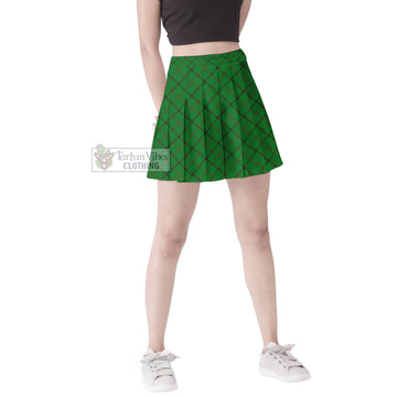 Don Tartan Women's Plated Mini Skirt Cross Style Female - Tartan Vibes Clothing