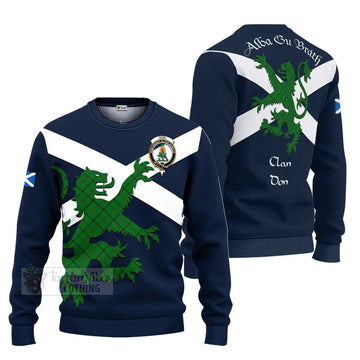 Don Tartan Lion Rampant Ugly Sweater Proudly Display Your Heritage with Alba Gu Brath and Clan Name Unisex - Tartan Vibes Clothing