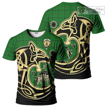 Don Tartan T-Shirt with Family Crest Celtic Wolf Style Kid's Shirt - Tartan Vibes Clothing