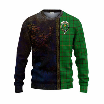 Don Tartan Family Crest Knitted Sweater Alba Gu Brath Be Brave Lion Ancient Style Unisex - Tartan Vibes Clothing