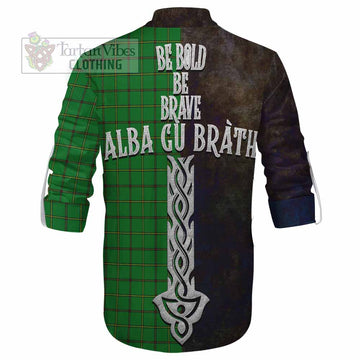 Don Tartan Family Crest Ghillie Kilt Shirt Alba Gu Brath Be Brave Lion Ancient Style - Tartan Vibes Clothing