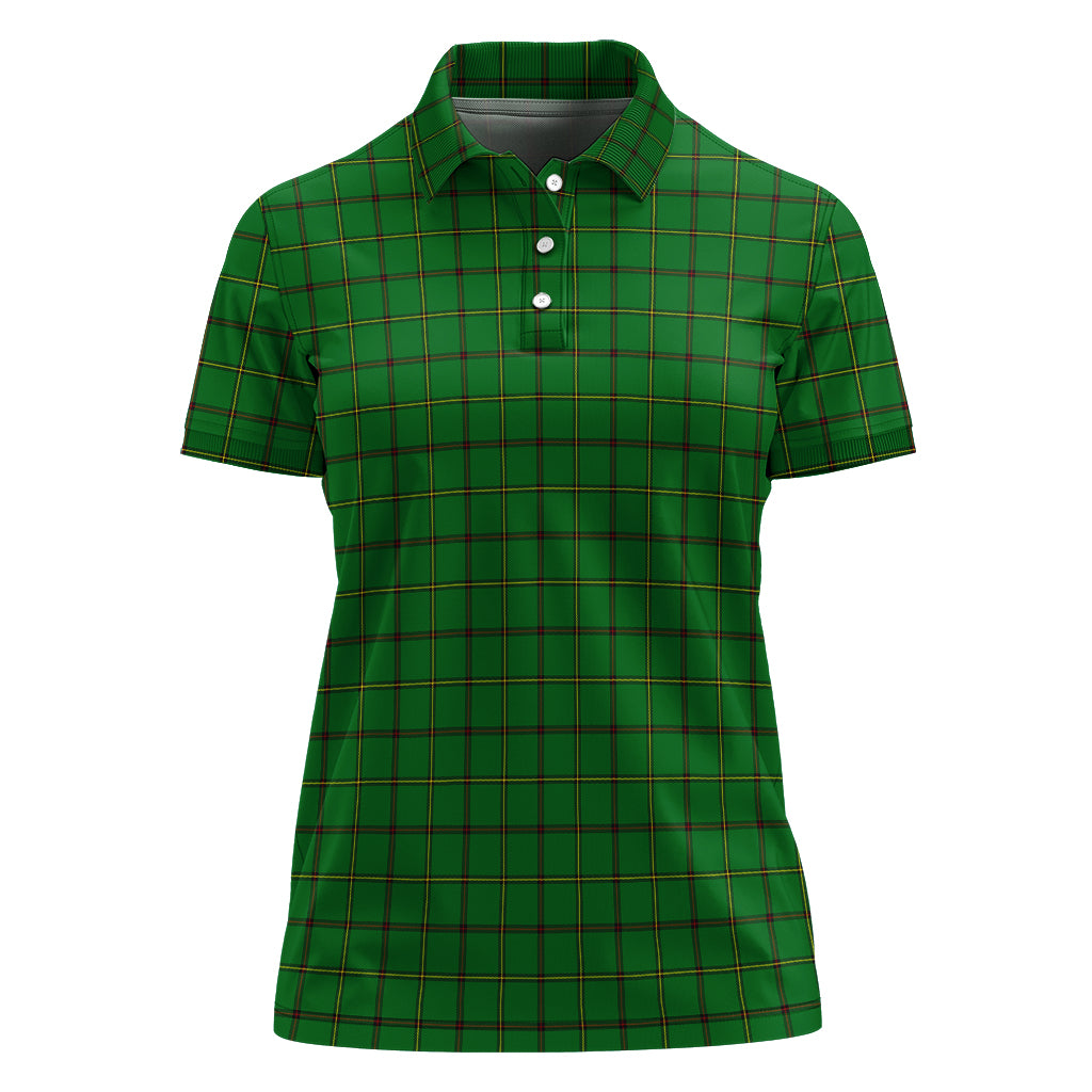 Don Tartan Polo Shirt For Women - Tartan Vibes Clothing