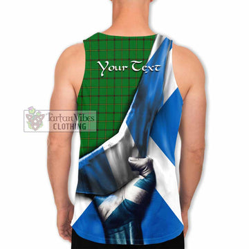 Don Tartan Men's Tank Top with Family Crest Scotland Patriotic Style - Tartan Vibes Clothing