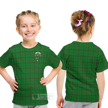 Don Tartan Kid T-Shirt with Family Crest - Tartan Vibes Clothing