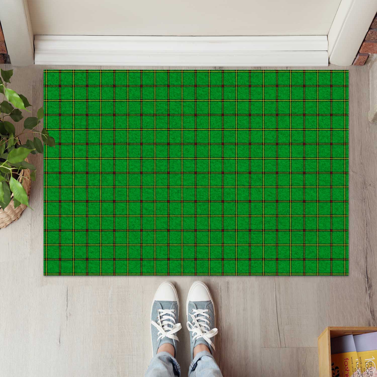 Don Tartan Rubber Doormat - Tartan Vibes Clothing