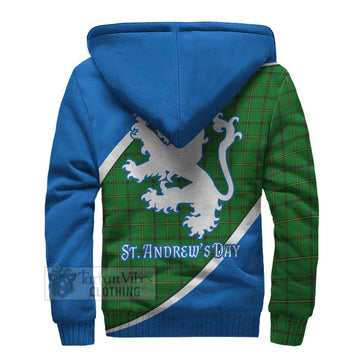 Don Family Crest Tartan Sherpa Hoodie Celebrate Saint Andrew's Day in Style - Tartan Vibes Clothing