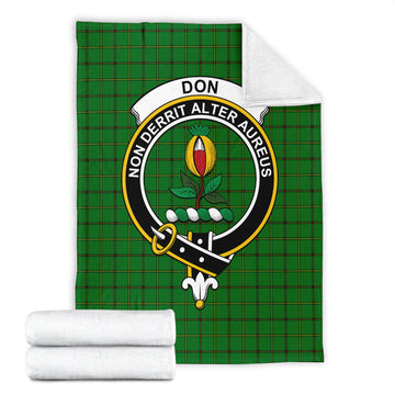 Don Tartan Blanket with Family Crest - Tartan Vibes Clothing