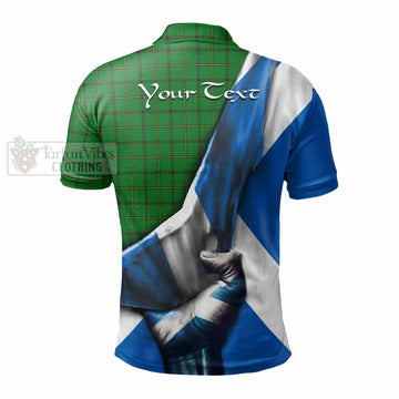 Don Tartan Polo Shirt with Family Crest Scotland Patriotic Style - Tartan Vibes Clothing