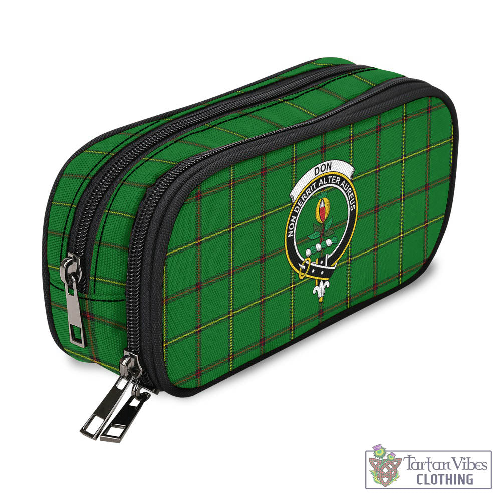 Don Tartan Pen and Pencil Case with Family Crest - Tartan Vibes Clothing