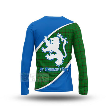 Don Family Crest Tartan Long Sleeve T-Shirt Celebrate Saint Andrew's Day in Style - Tartan Vibes Clothing