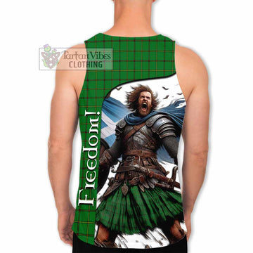 Don Crest Tartan Men's Tank Top Inspired by the Freedom of Scottish Warrior - Tartan Vibes Clothing