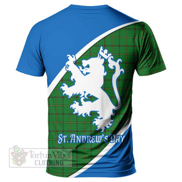 Don Family Crest Tartan T-Shirt Celebrate Saint Andrew's Day in Style - Tartan Vibes Clothing