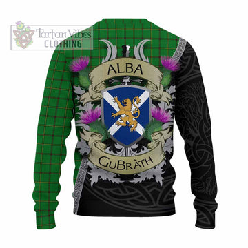 Don Tartan Family Crest Knitted Sweater Lion Rampant Royal Thistle Shield Celtic Inspired - Tartan Vibes Clothing