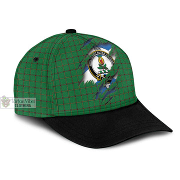Don Tartan Classic Cap with Family Crest In Me Style