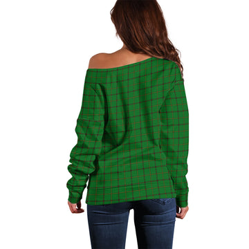 Don Tartan Off Shoulder Women Sweater - Tartan Vibes Clothing