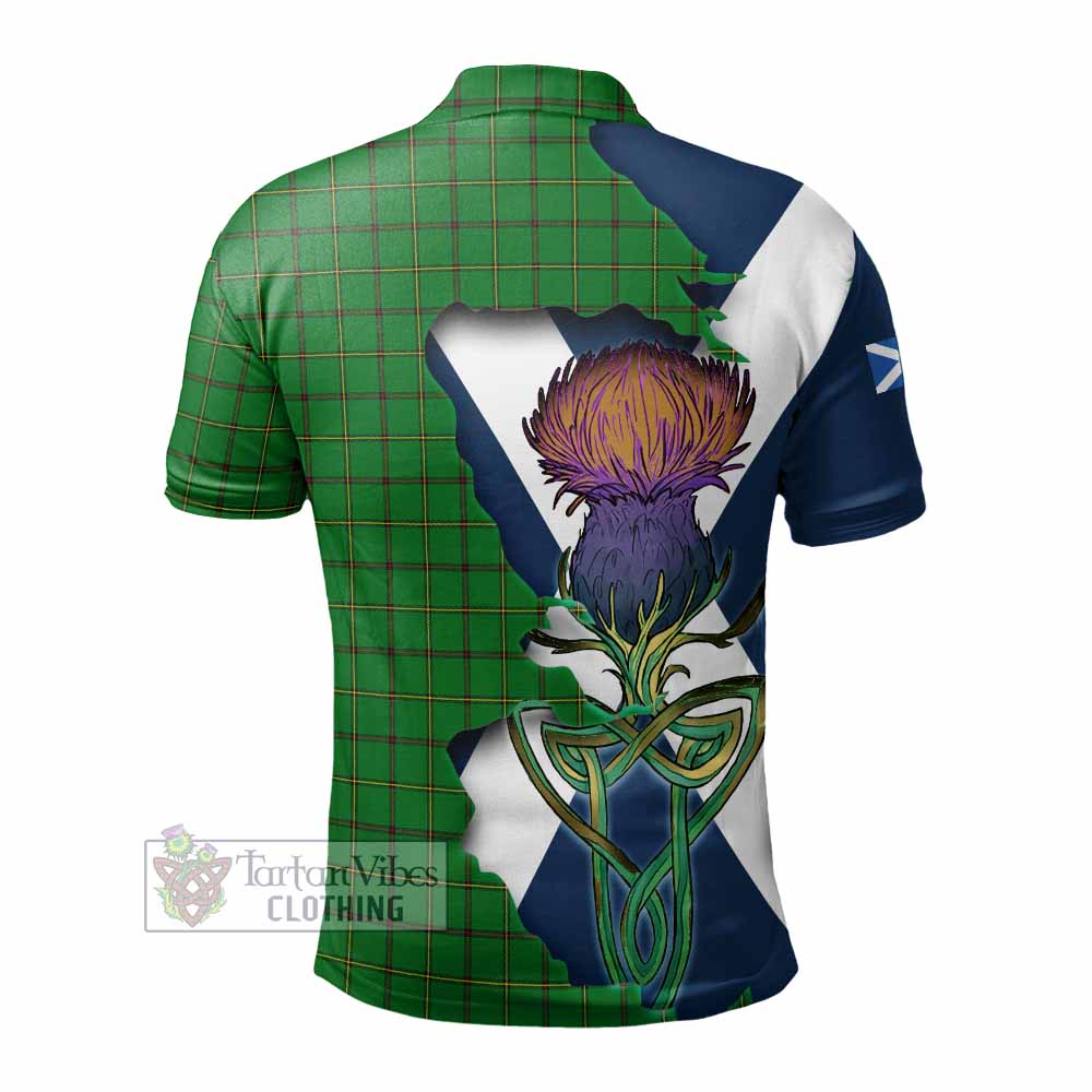 Don Tartan Family Crest Polo Shirt Scottish Thistle Celtic Inspired - Tartan Vibes Clothing