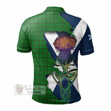 Don Tartan Family Crest Polo Shirt Scottish Thistle Celtic Inspired - Tartan Vibes Clothing