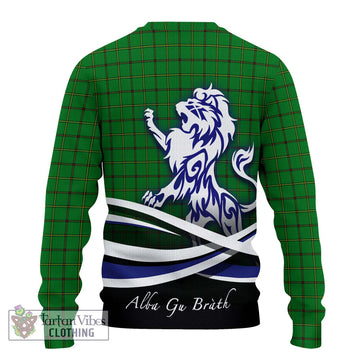 Don Tartan Ugly Sweater with Alba Gu Brath Regal Lion Emblem - Tartan Vibes Clothing