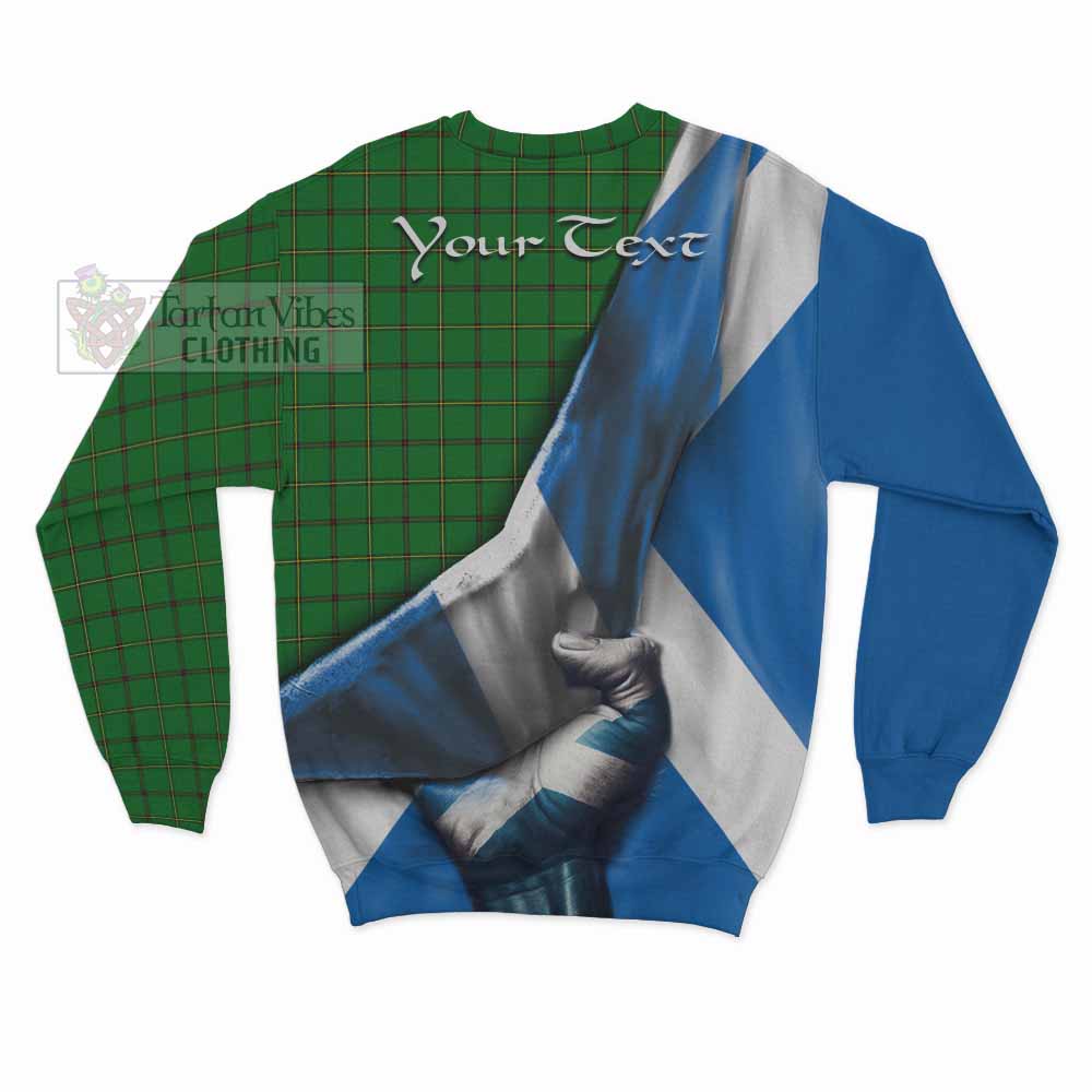 Don Tartan Sweatshirt with Family Crest Scotland Patriotic Style - Tartan Vibes Clothing