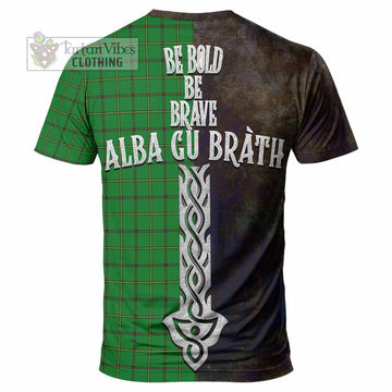 Don Tartan Family Crest T-Shirt Alba Gu Brath Be Brave Lion Ancient Style - Tartan Vibes Clothing