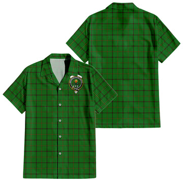 Don Tartan Hawaiian Shirt with Family Crest - Tartan Vibes Clothing