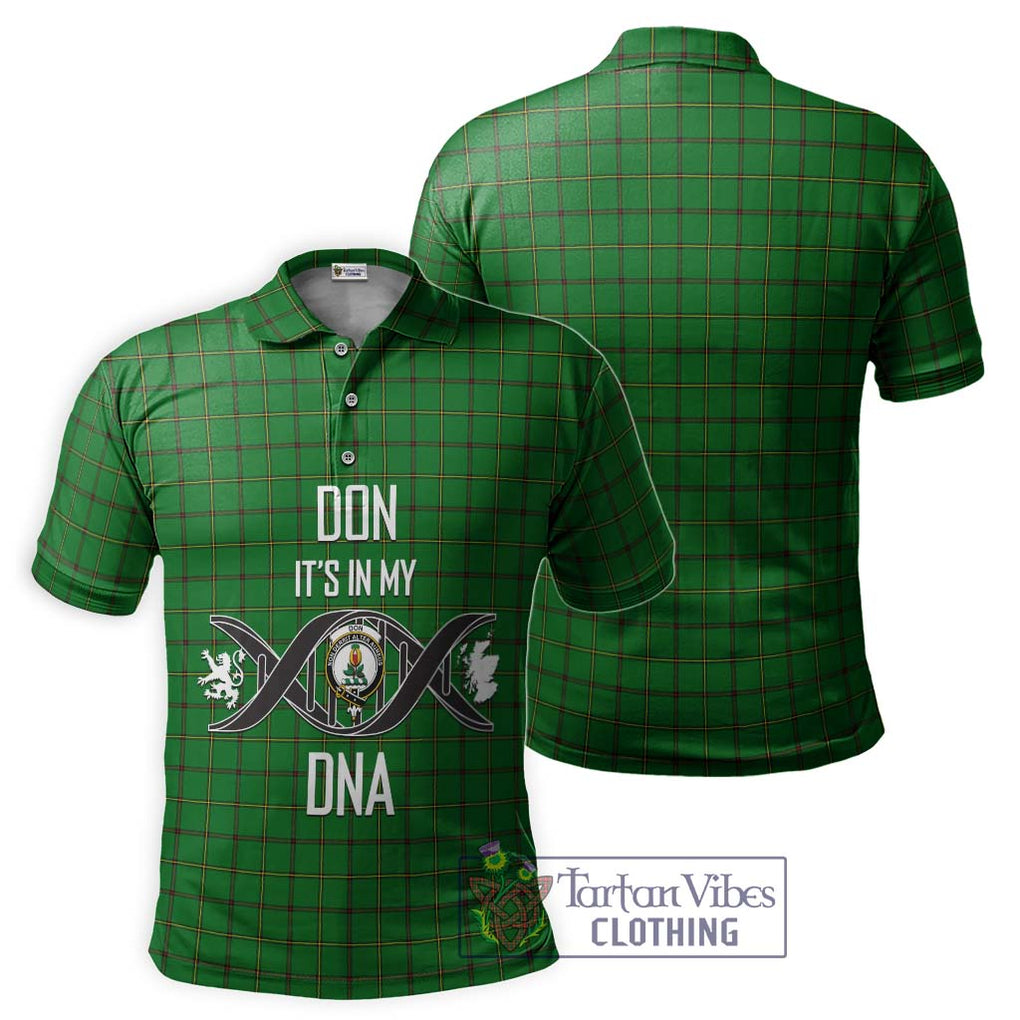 Don Tartan Polo Shirt with Family Crest DNA In Me Style - Tartan Vibes Clothing